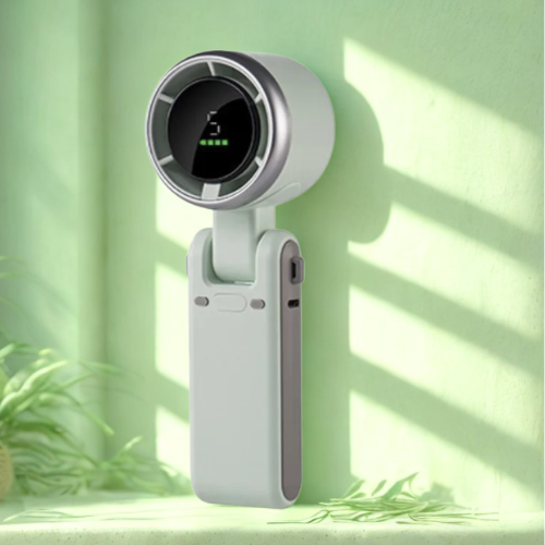 GlowPulse™ TurboFan — Ventilateur Portable 3600mAh, 5Vitesses