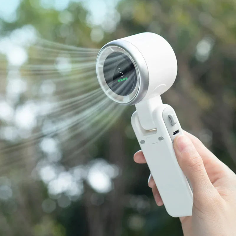 GlowPulse™ TurboFan — Ventilateur Portable 3600mAh, 5Vitesses