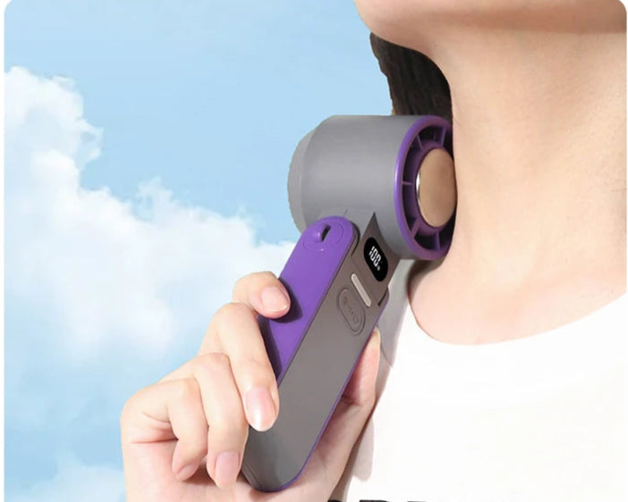 GlowPulse™ TurboFan — Ventilateur Portable 3600mAh, 100Vitesses